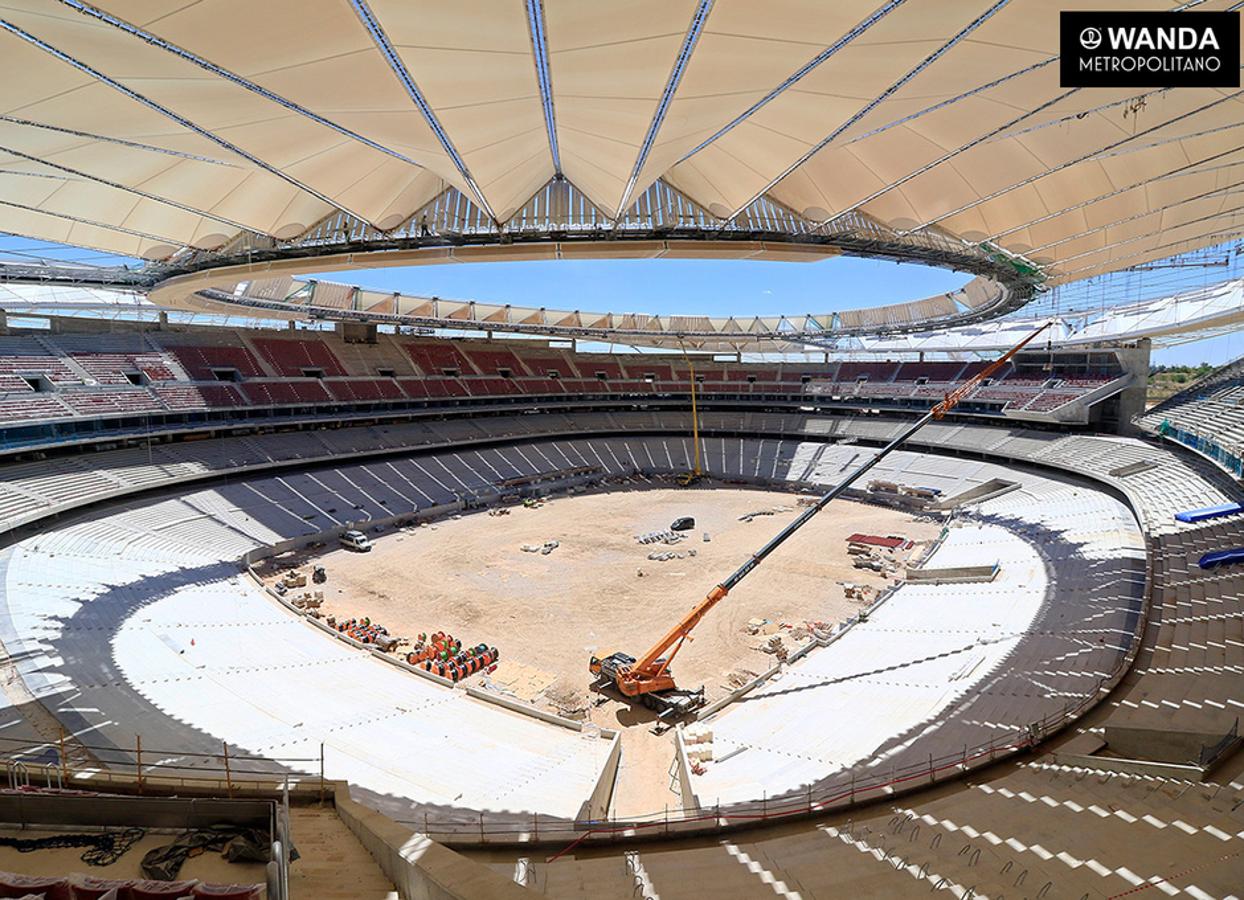 El Wanda Metropolitano, a tres meses de su inauguración
