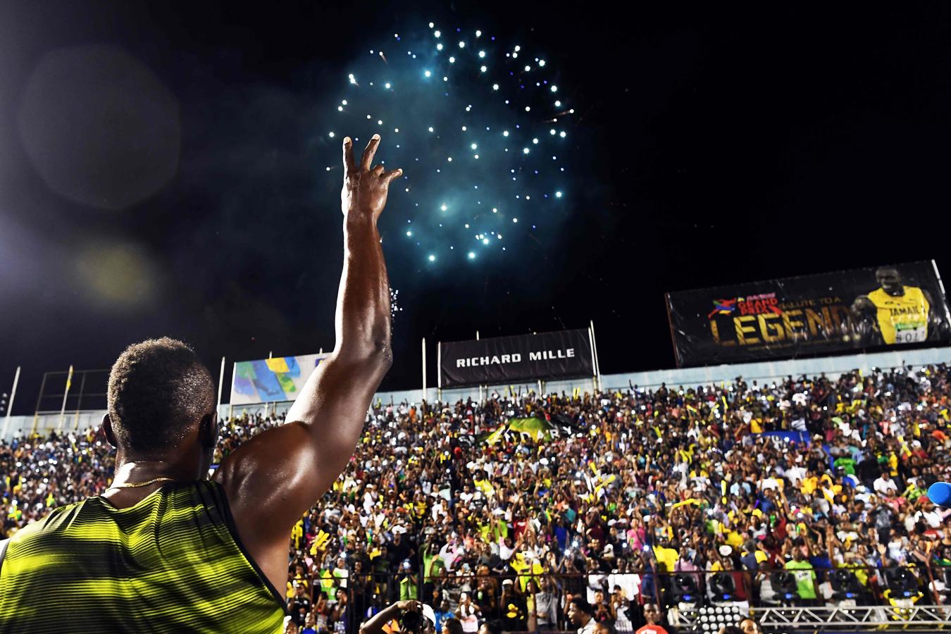 Apoteósica despedida de Usain Bolt en Jamaica