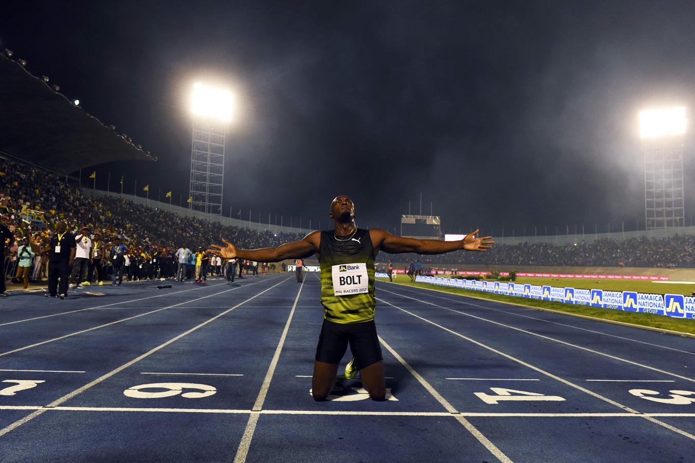 Apoteósica despedida de Usain Bolt en Jamaica