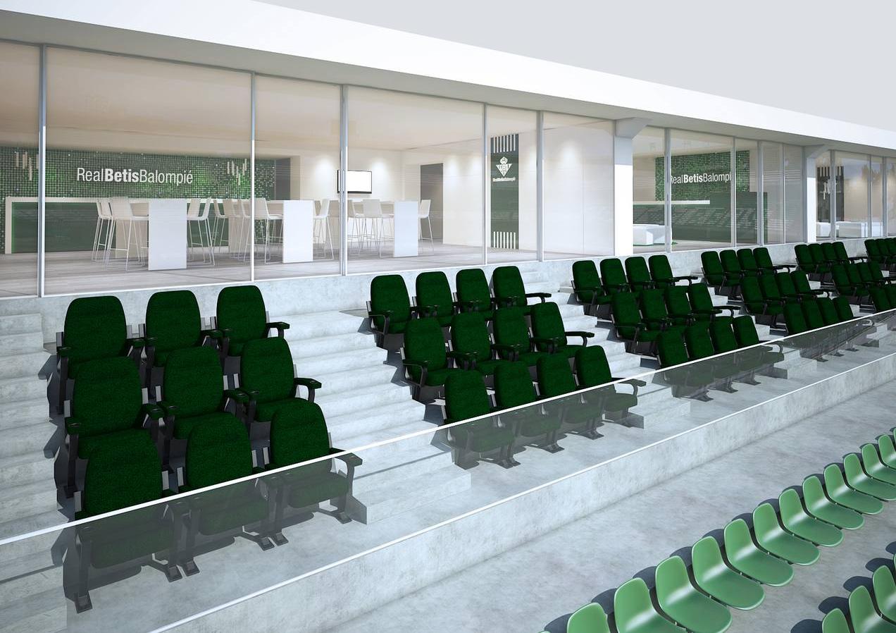 Rediseño del interior del Estadio Benito Villamarín