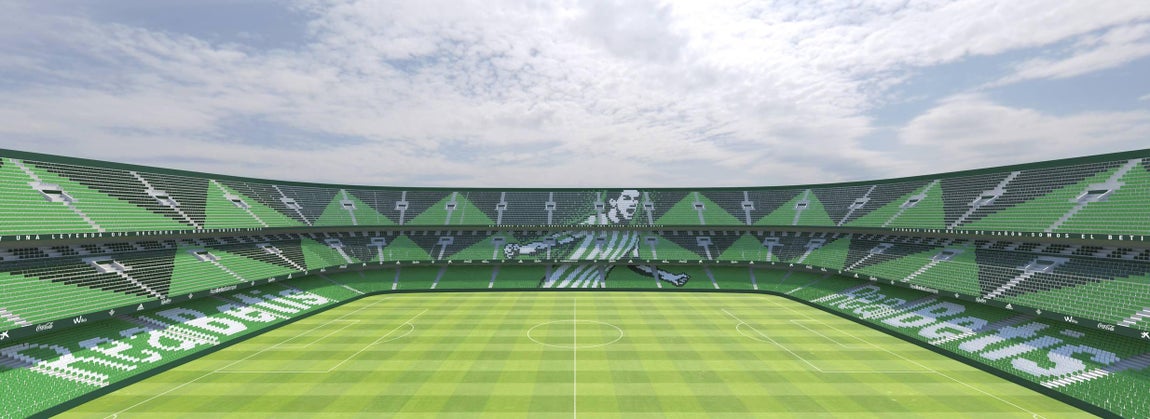 Rediseño del interior del Estadio Benito Villamarín