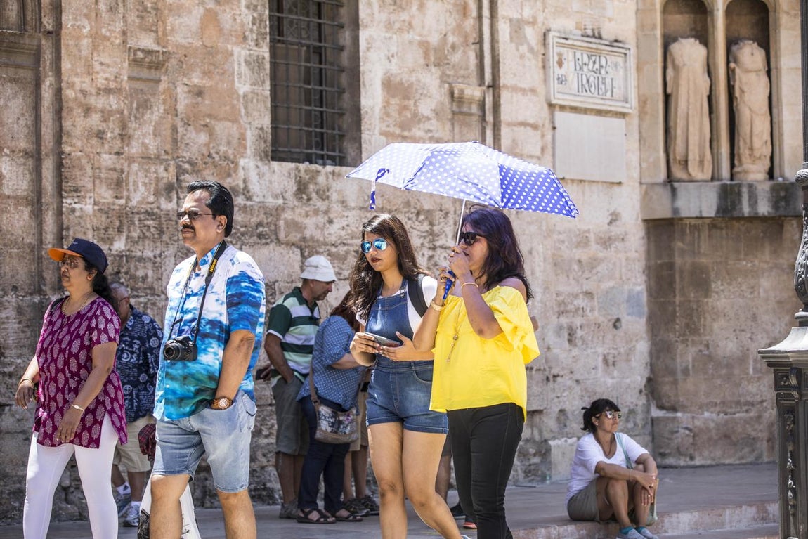 El tiempo en Valencia: las imágenes de la ola de calor. 
