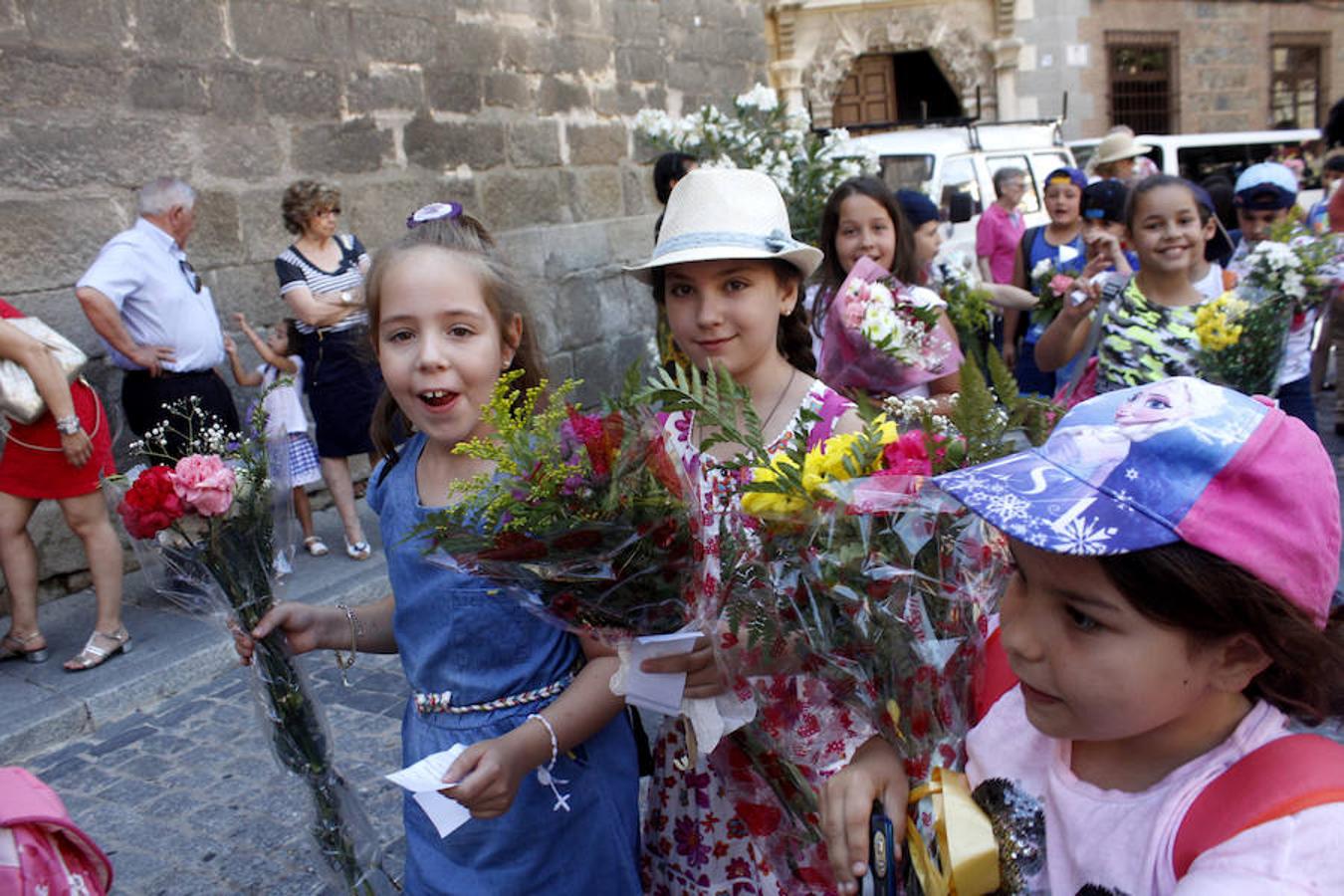 La ofrenda floral del Corpus, en imágenes