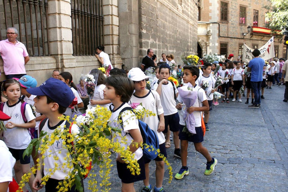 La ofrenda floral del Corpus, en imágenes