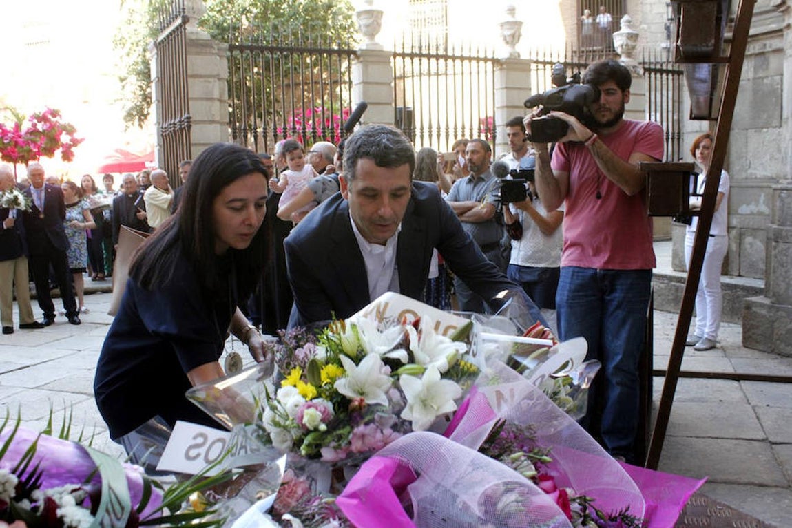La ofrenda floral del Corpus, en imágenes