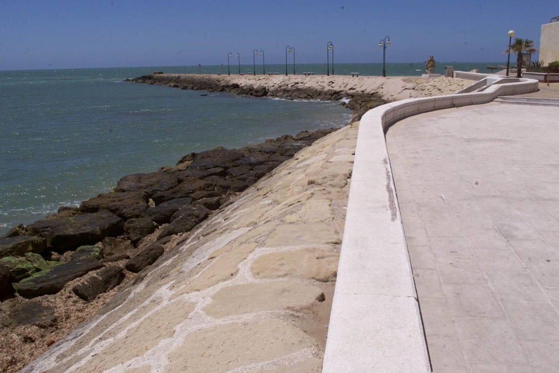 Playa de la Costilla, en Rota (Cádiz)