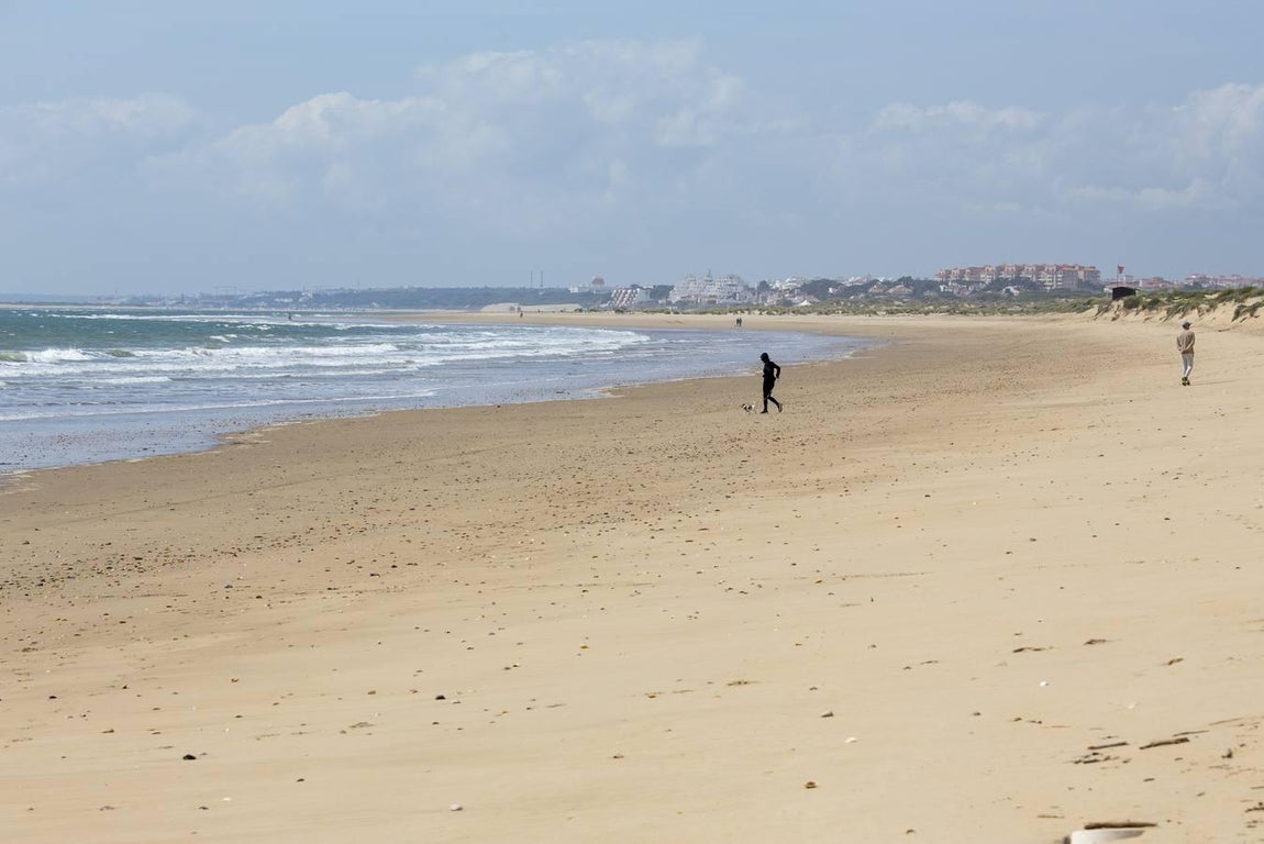 La playa de Punta Umbría, en Huelva