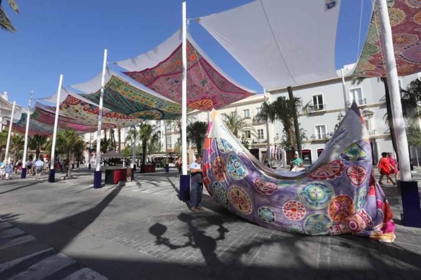 Preparativos del Corpus en Cádiz