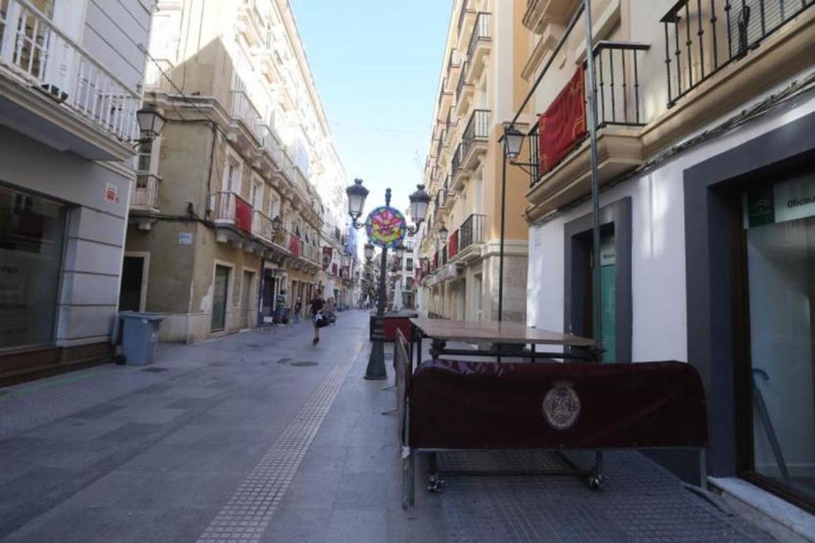 Preparativos del Corpus en Cádiz
