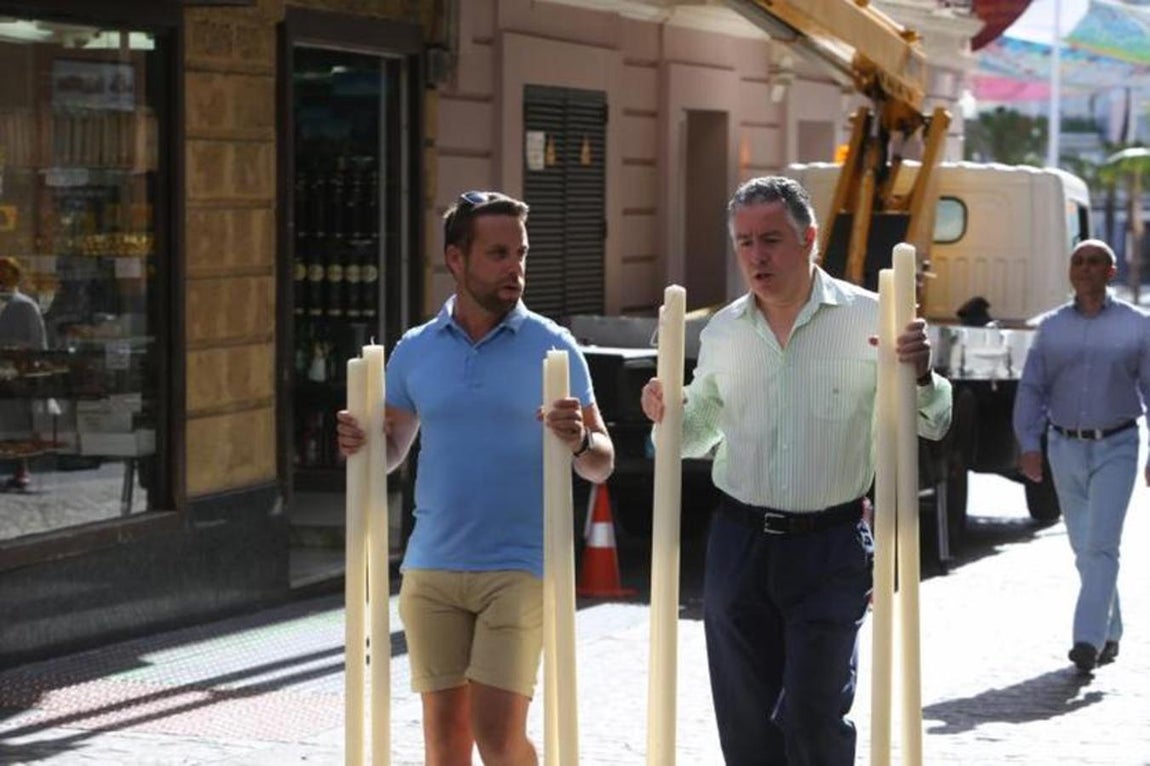 Preparativos del Corpus en Cádiz