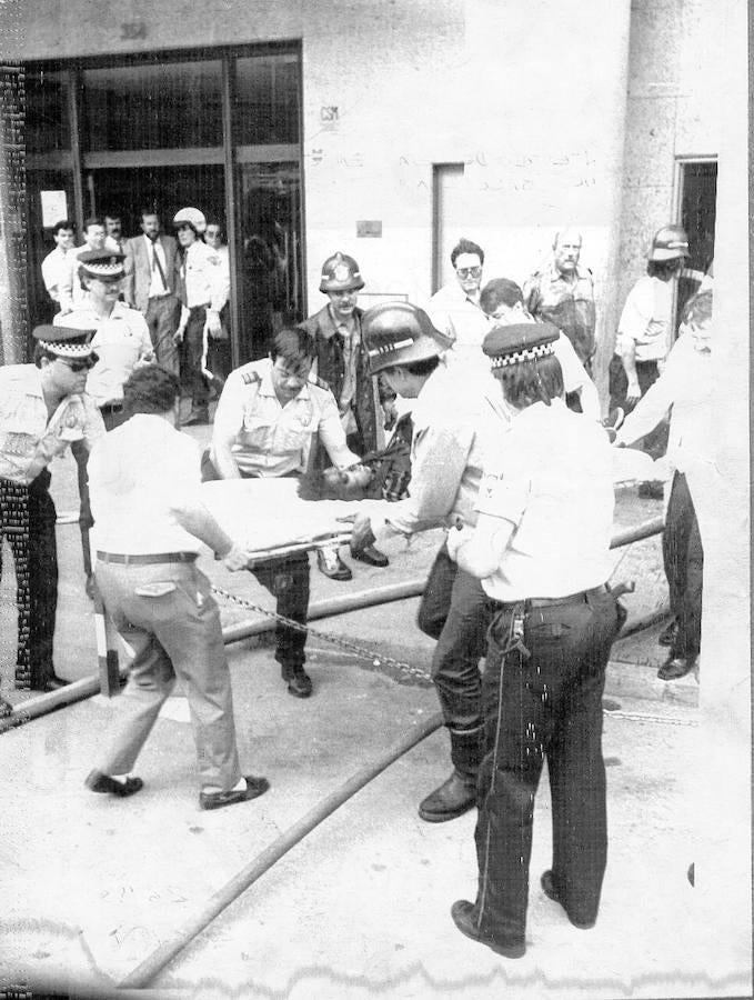 Heridos del atentado de Hipercor. 