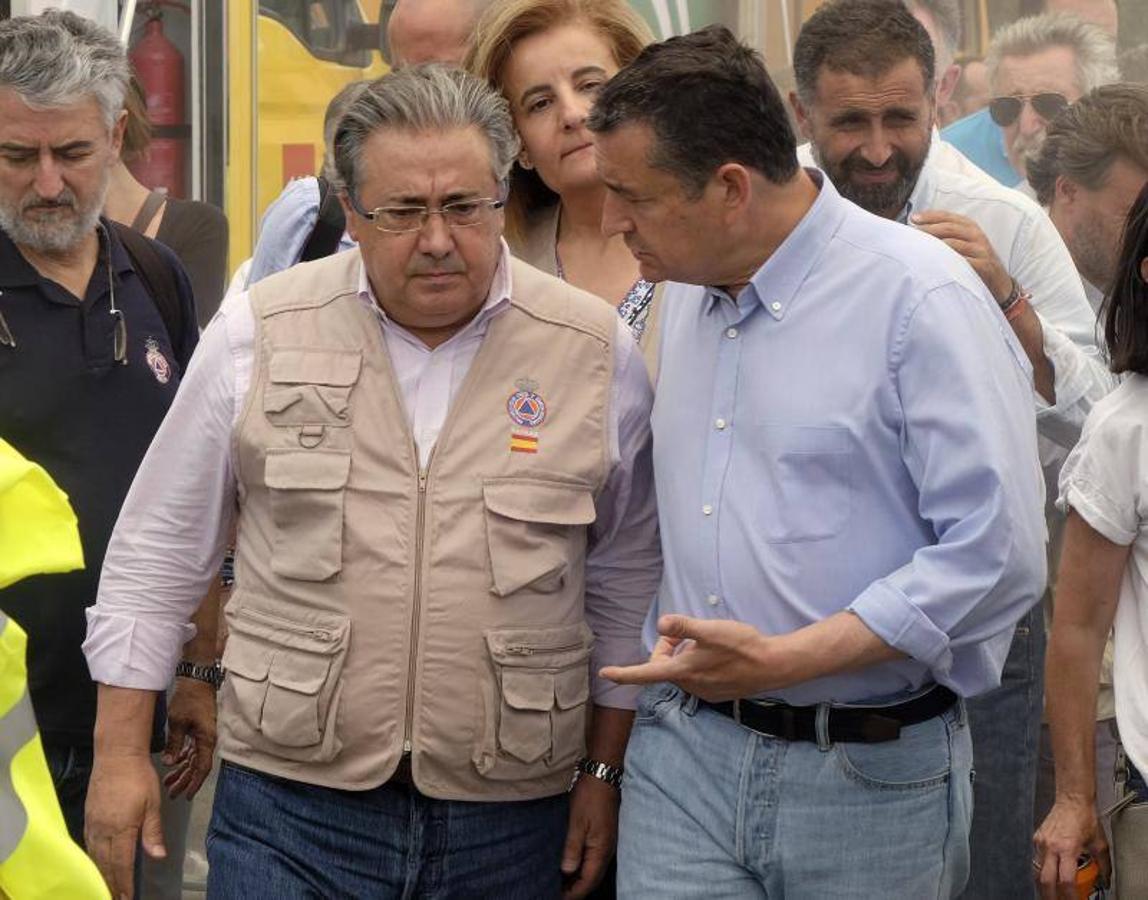 Las imágenes del incendio que amenazan con arrasar Doñana