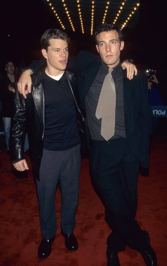 Matt Damon y Ben Affleck en 1997. 