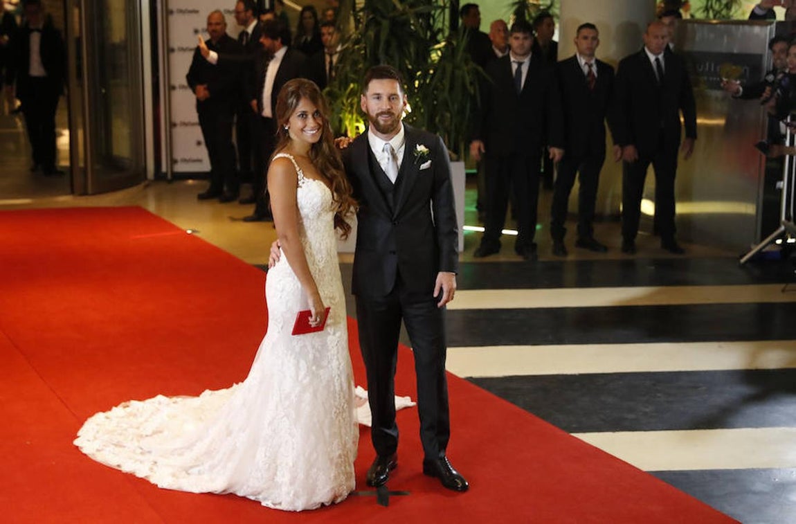 La alfombra roja de la boda de Leo Messi y Antonella Rocuzzo, en imágenes