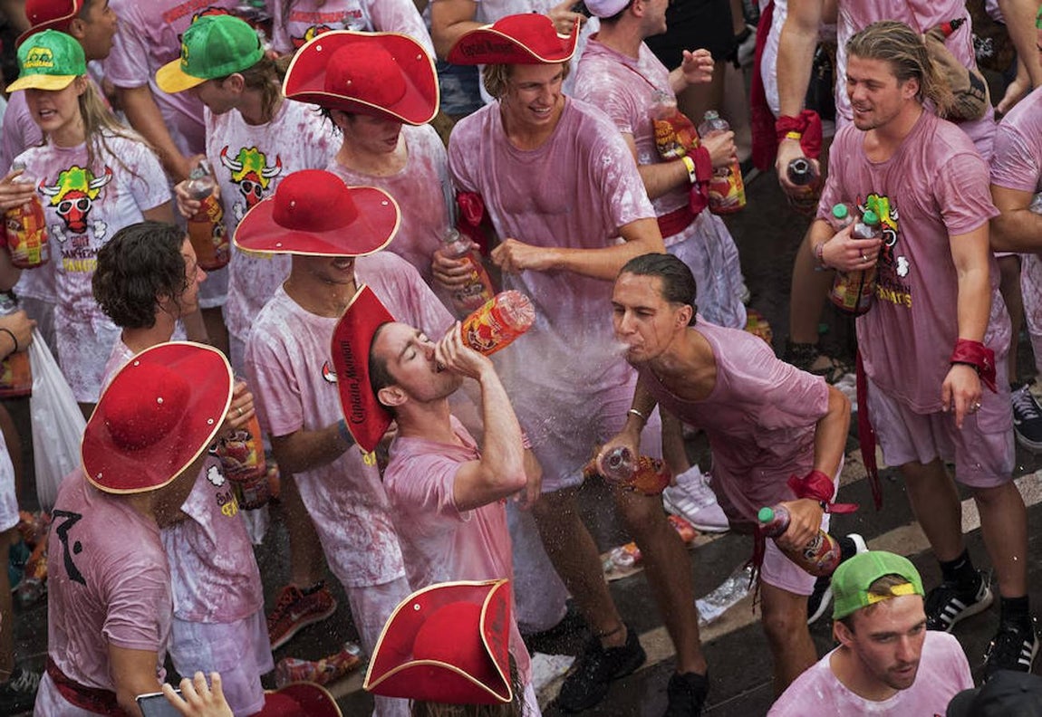 Ambiente en San Fermín. 