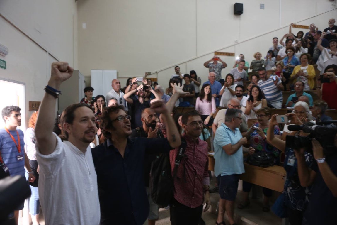 Las imágenes de la Universidad de verano de Podemos en Cádiz