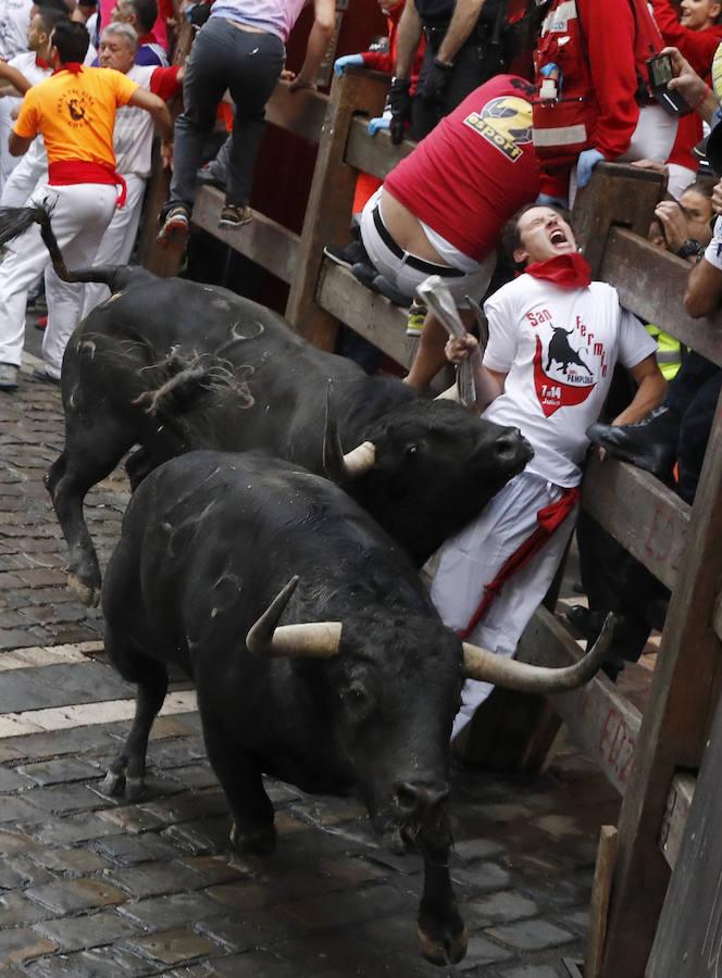 La quinta carrera de Sanfermines. 