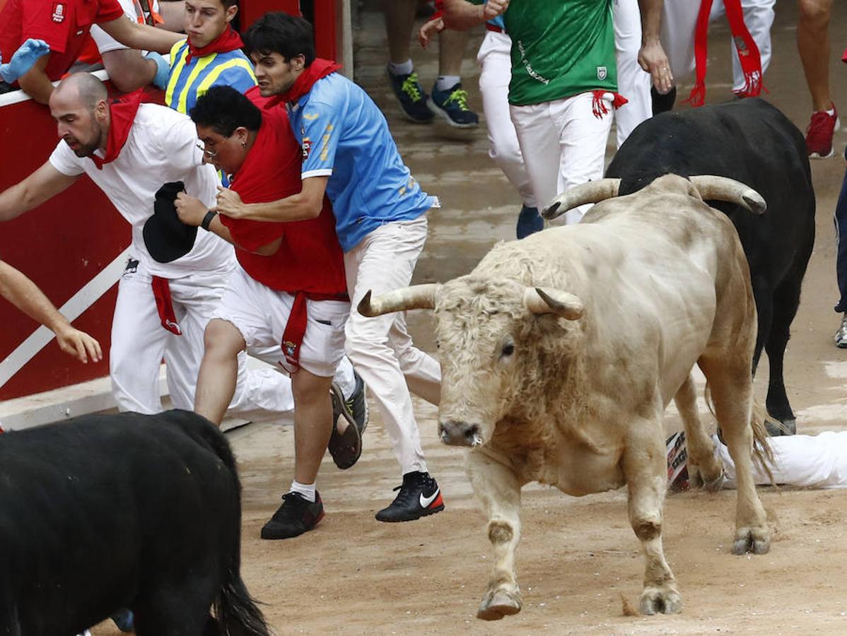 La quinta carrera de Sanfermines. 