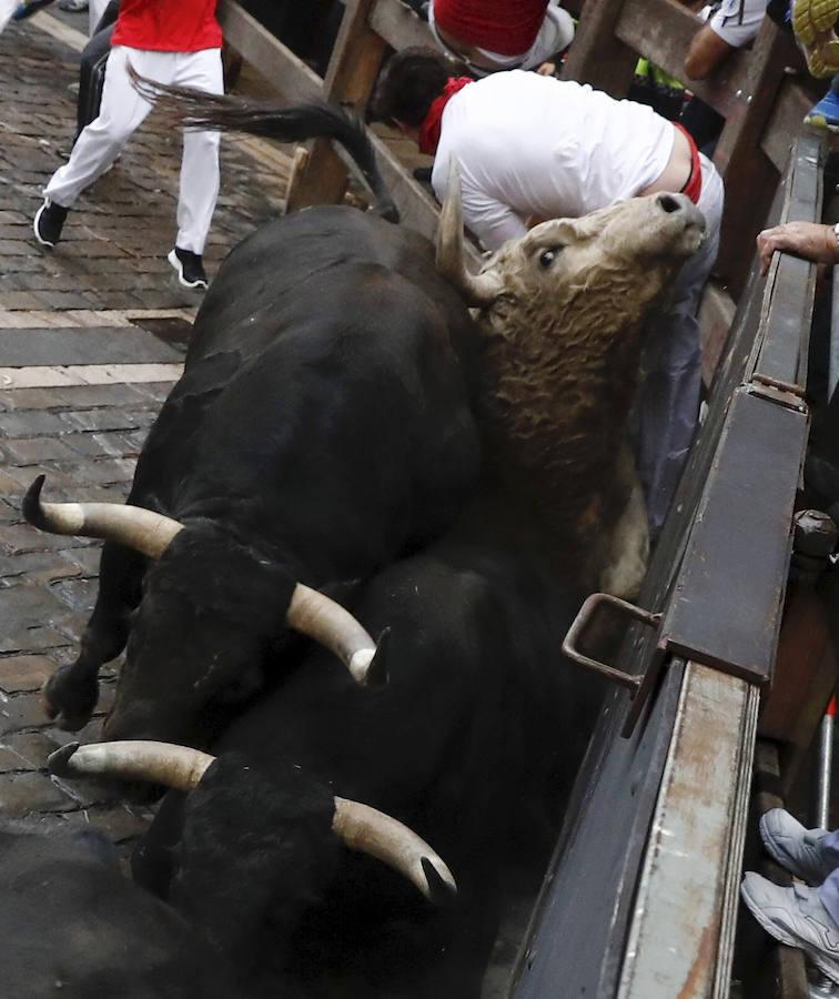 La quinta carrera de Sanfermines. 