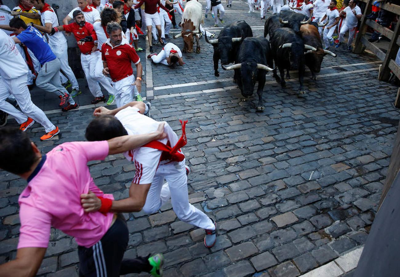 Las imágenes del sexto encierrro de Sanfermines