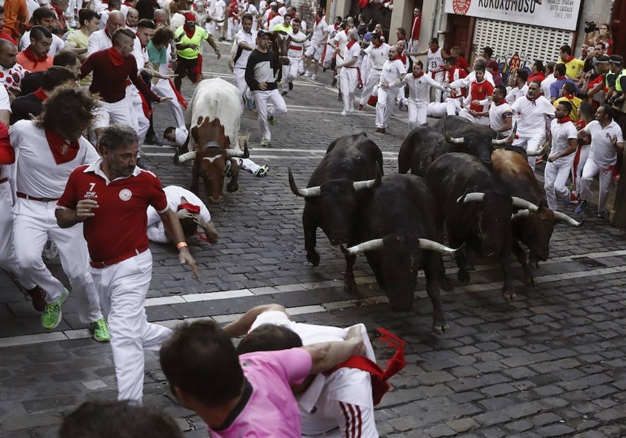 Las imágenes del sexto encierrro de Sanfermines