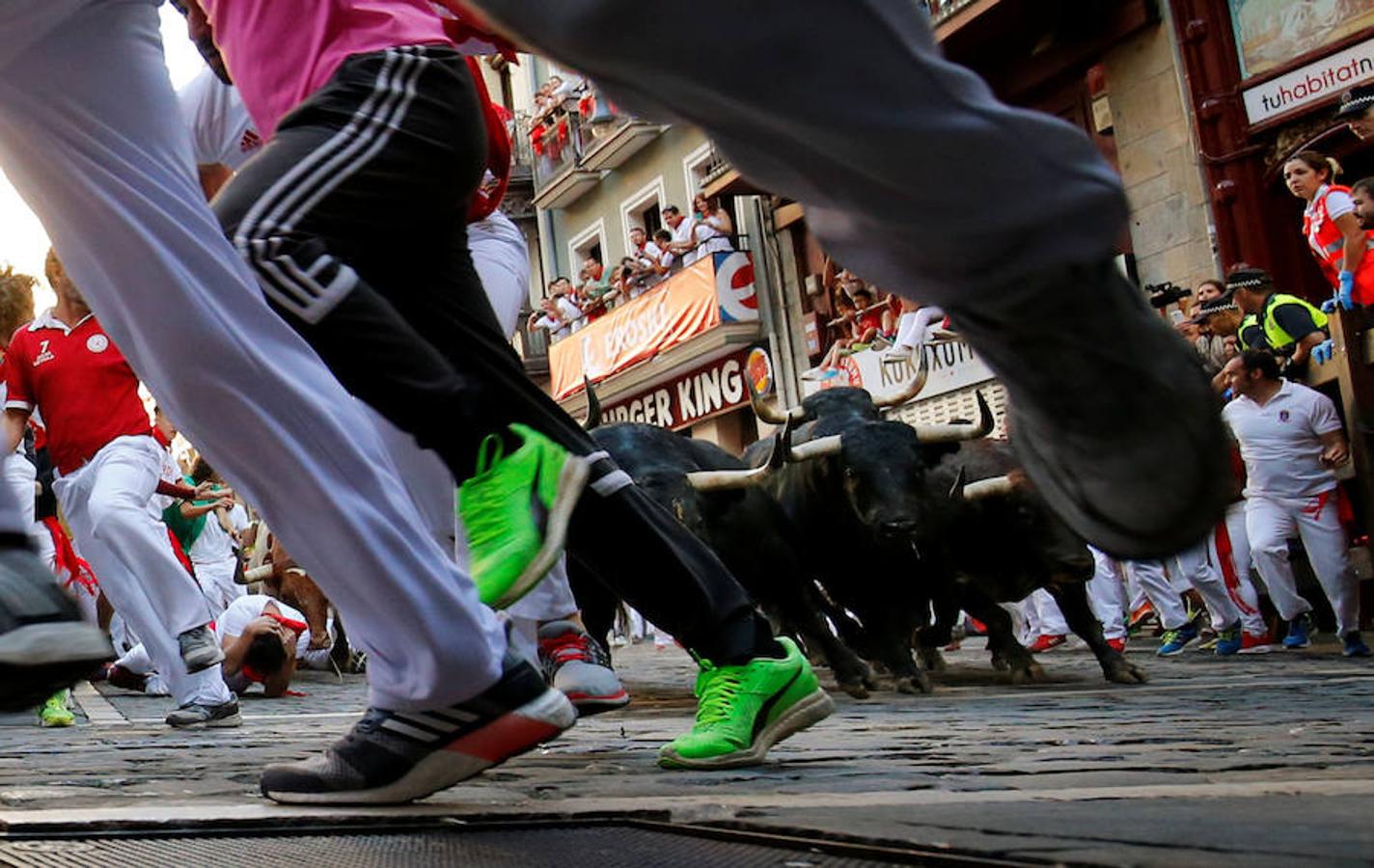 Las imágenes del sexto encierrro de Sanfermines