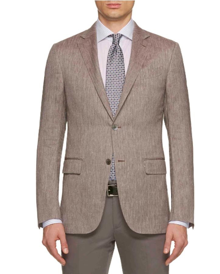 Americana de espiga marrón (1.113€)