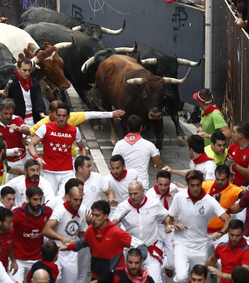 Las impresionantes imágenes del último encierro de Sanfermines 2017