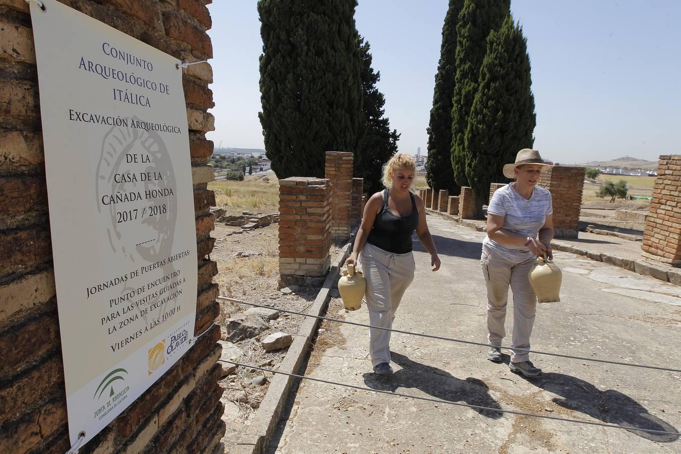Los arqueólogos confirman una construcción de la época de Adriano en Itálica