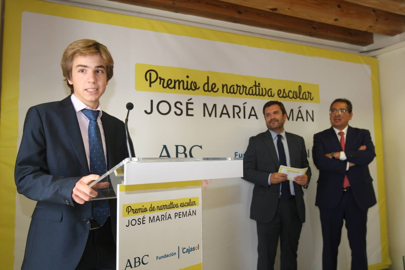 El ganador del primer premio del concurso, Ricardo Aneiros. 