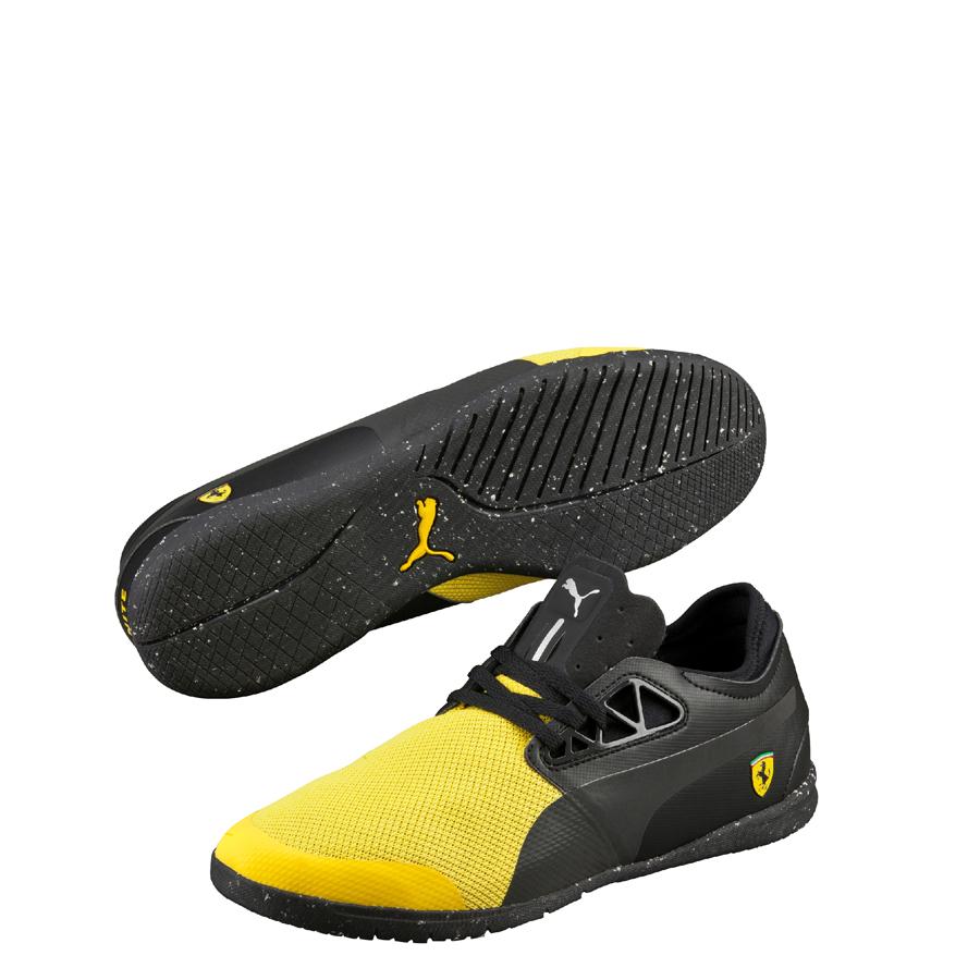 Puma y Ferrari crearon estas zapatillas pensando en los adrenalínicos de la pista. Cómodas y con carácter las zapatillas fusionan las líneas distintivas de ambas marcas (66 €).