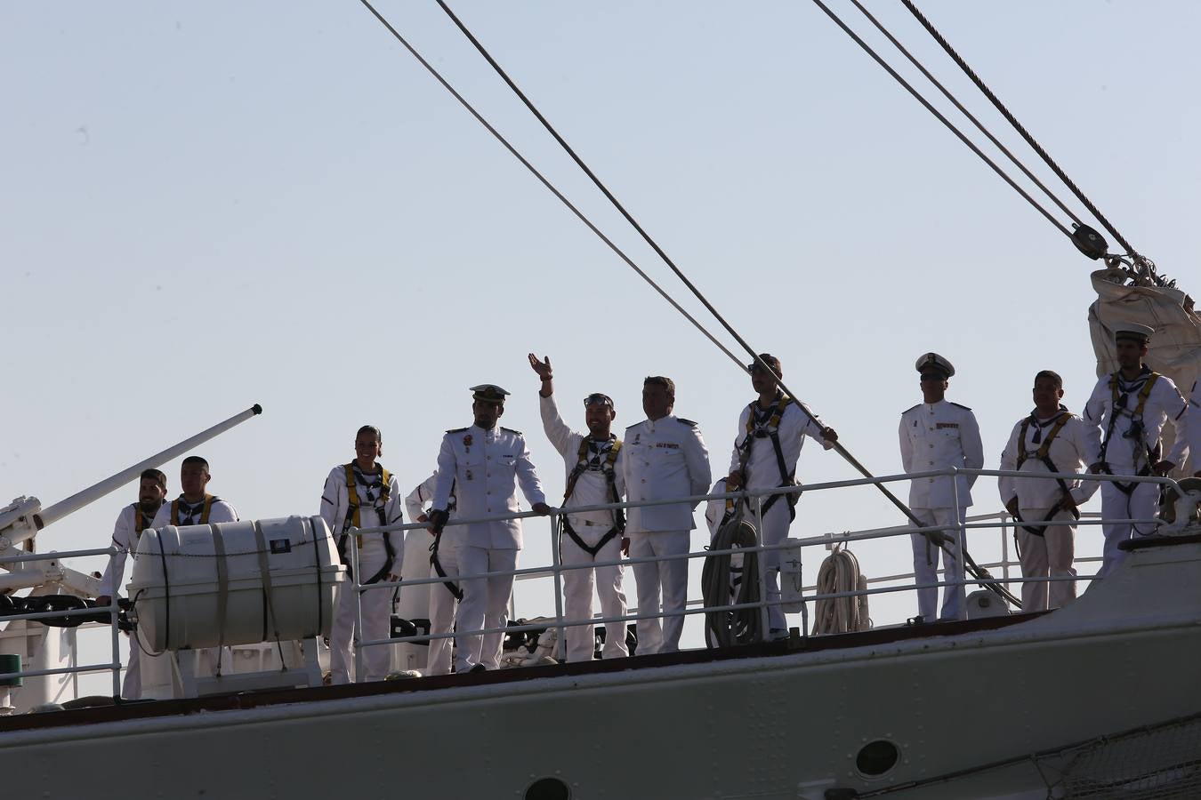 El buque regresa a Cádiz tras su 89º crucero de instrucción