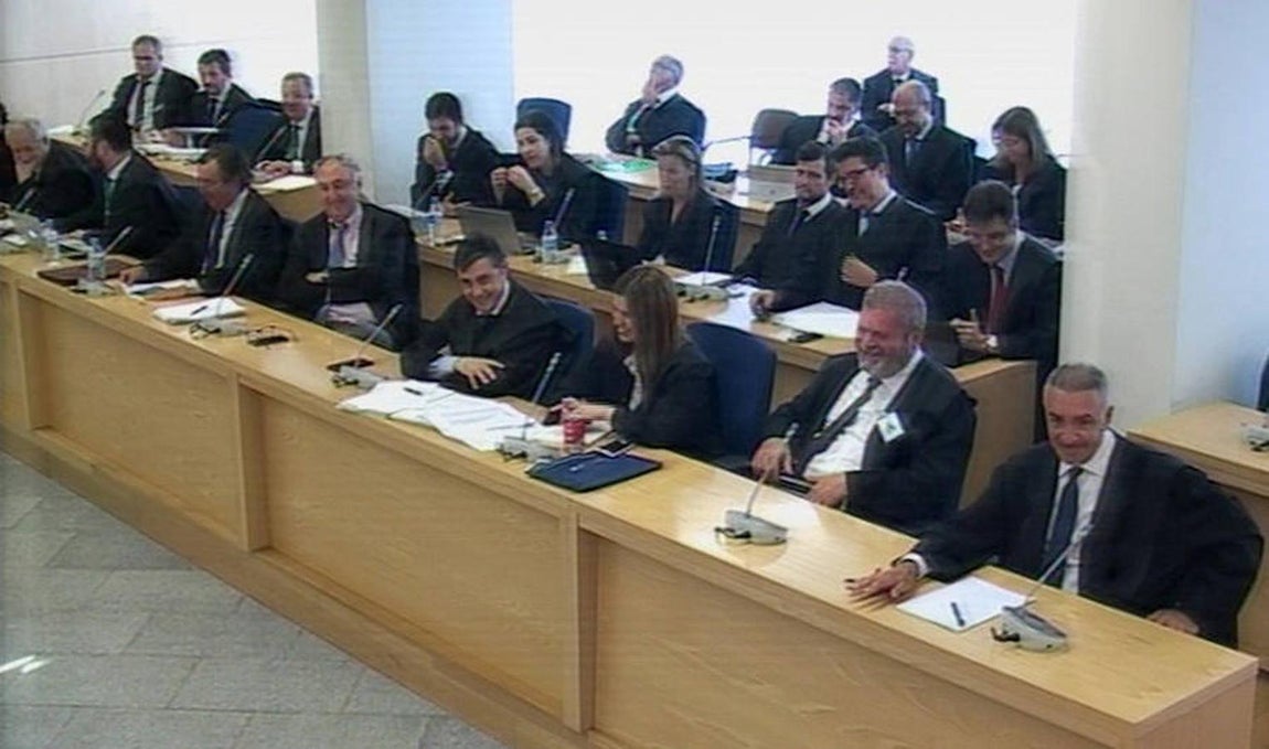 Abogados en la Audiencia Nacional. 