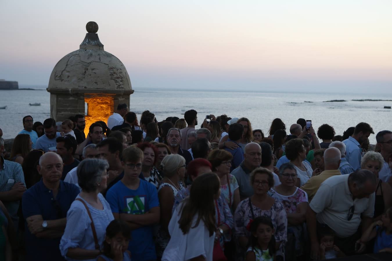 Puestas de sol en el castillo de Santa Catalina de Cádiz