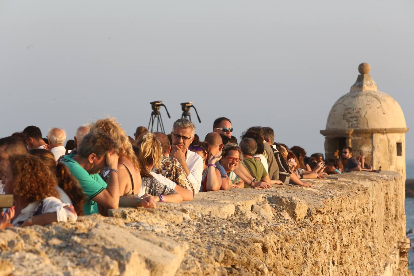 Puestas de sol en el castillo de Santa Catalina de Cádiz