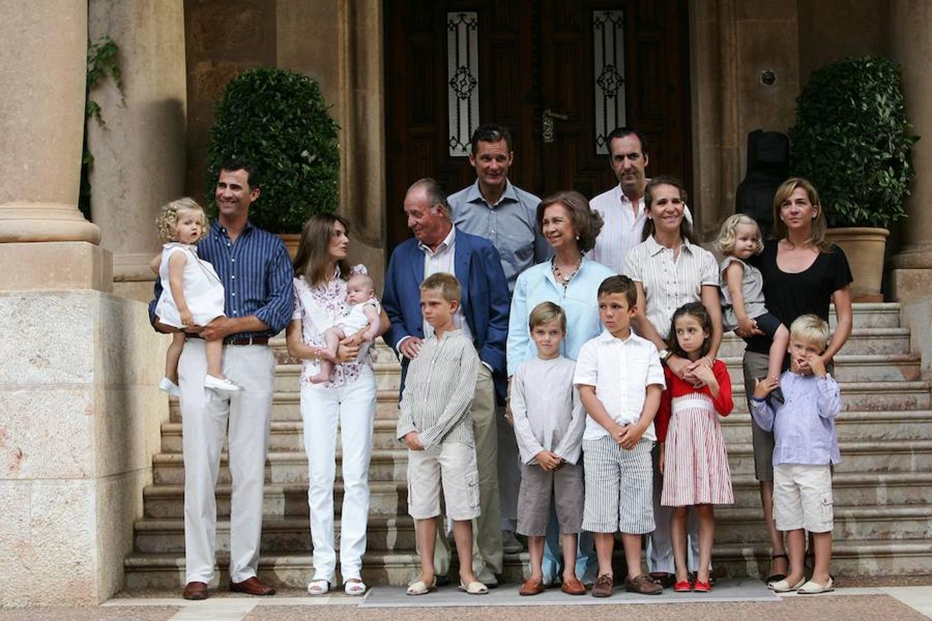 Y de nuevo coincidió toda la Familia Real en 2007. 