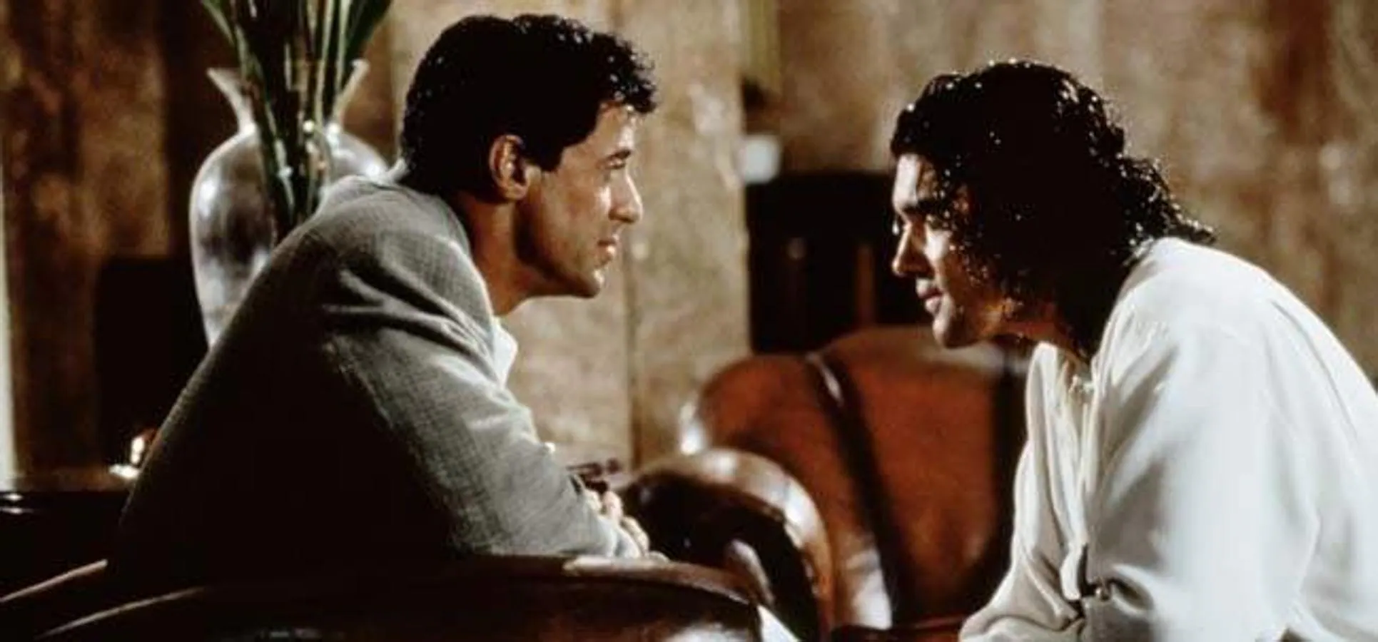 Asesinos (1995). El malagueño protagonizó junto a Sylvester Stallone este thriller plagado de acción ambientado en la Guerra Fría