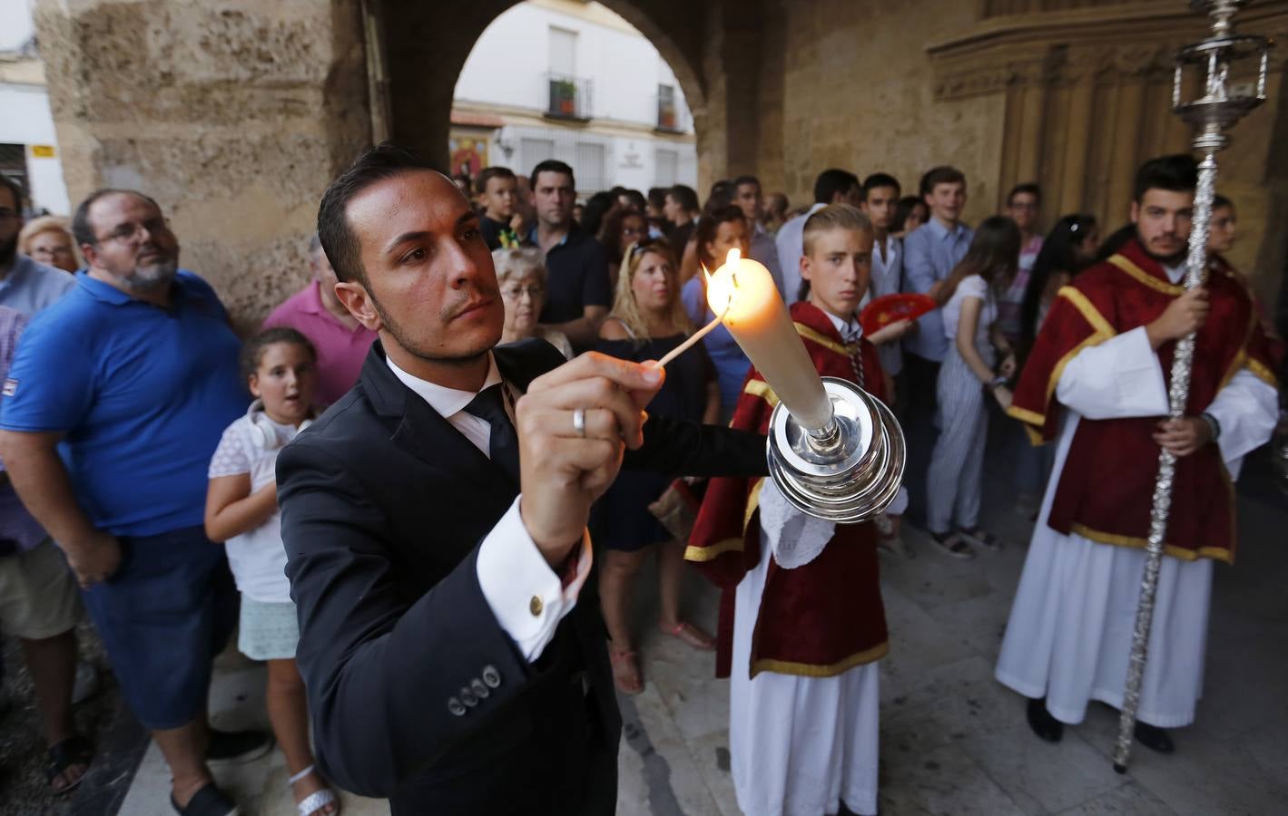 La procesión de San Lorenzo, en imágenes