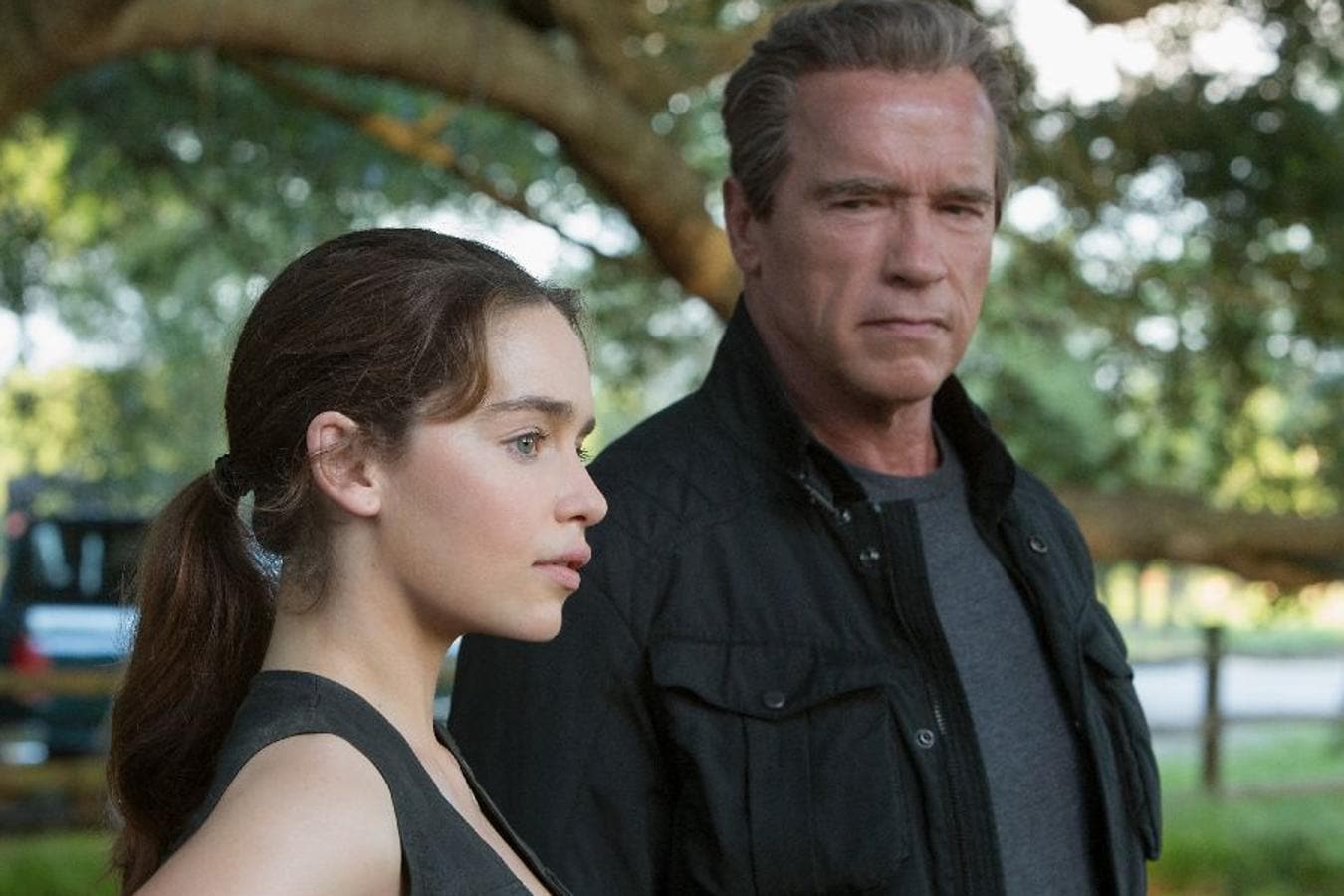 «Terminator Génesis». La actriz Emilia Clarke, conocida por interpretar a Daenerys Targaryen en «Juego de Tronos», da vida a la nueva Sarah Connor en la última película de «Terminator».