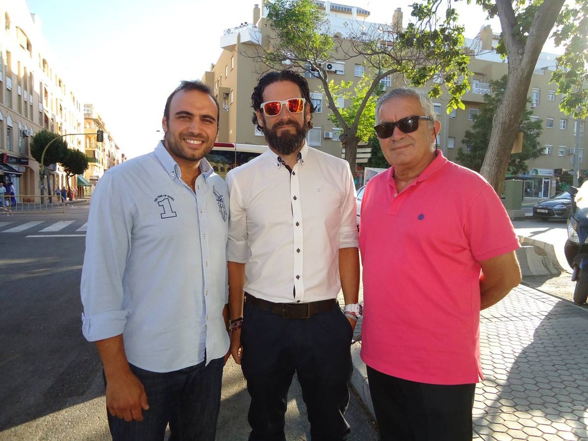 José Manuel Berciano, Juan Carlos Cabrera y José Luis Galloso. 