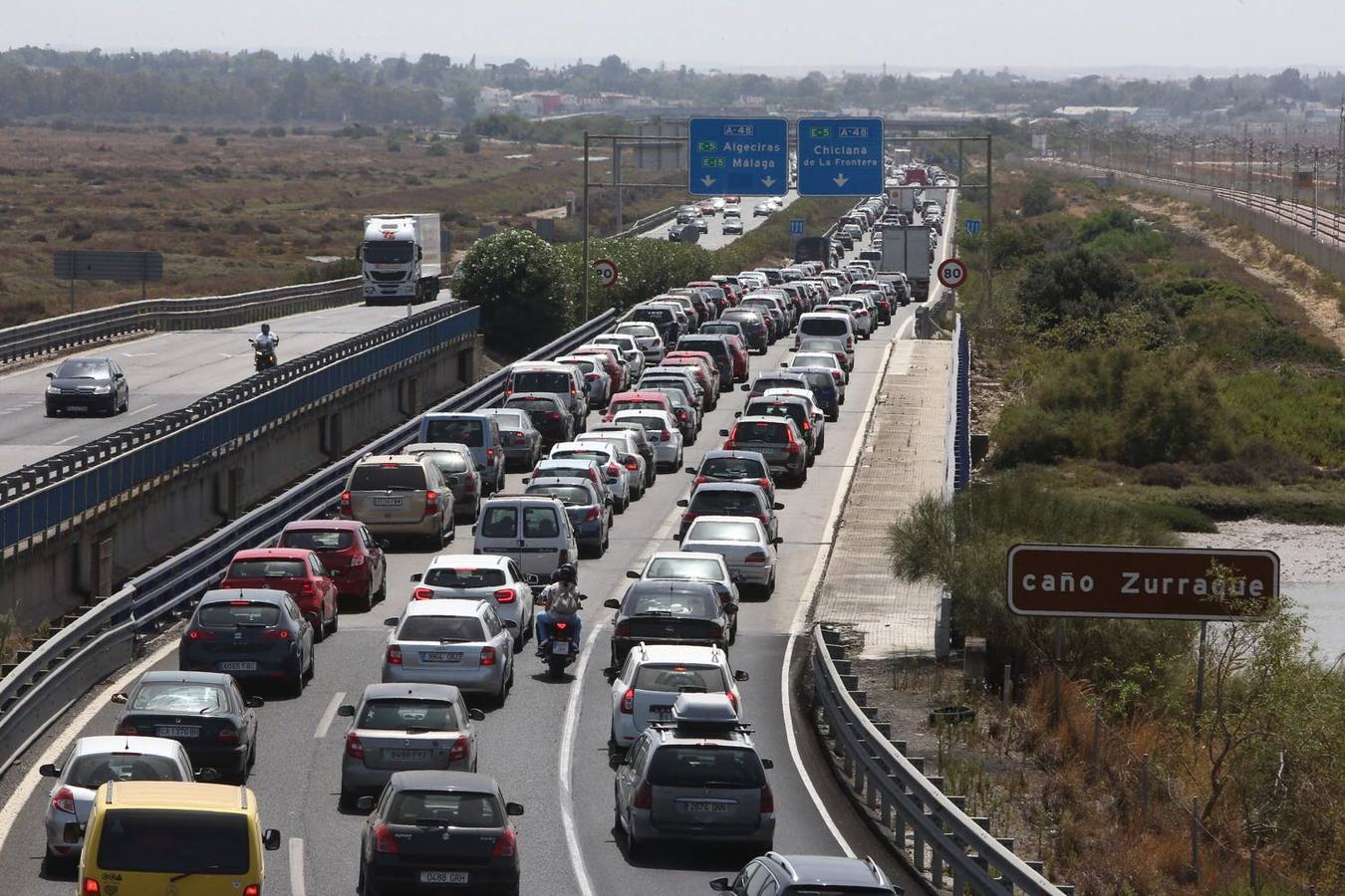 Retenciones en el nudo de Tres Caminos