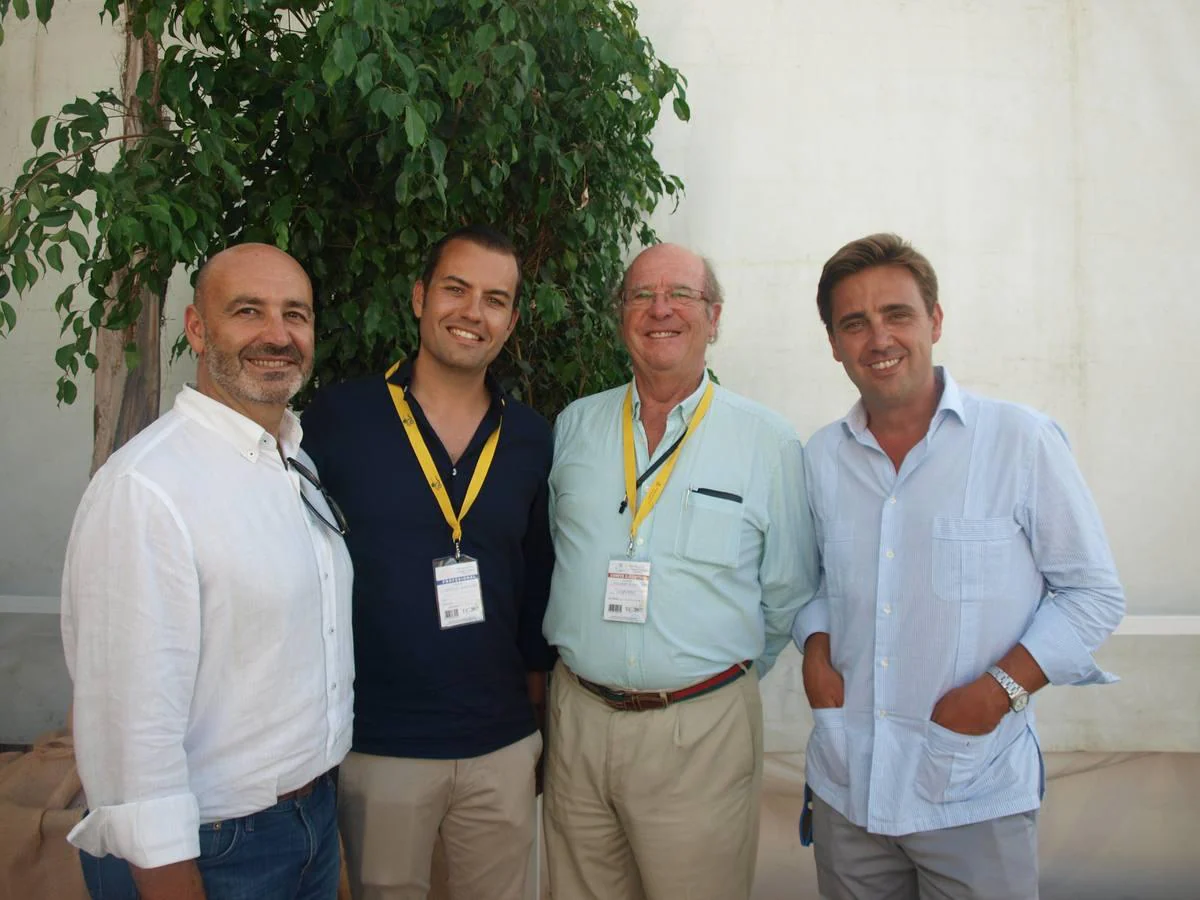 Rafael Selma, Nacho Galindo, Fernando Piñar y Tomás García-Figueras