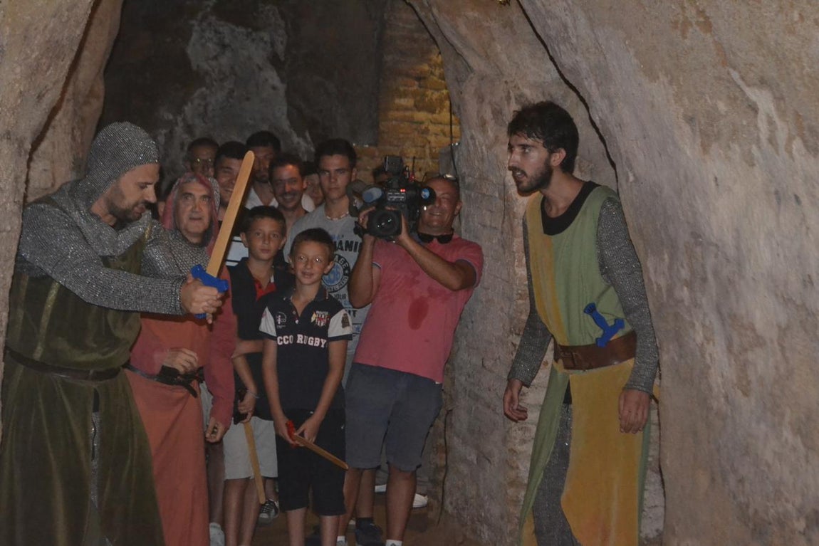Teatro bajo tierra en La Puebla de Montalbán