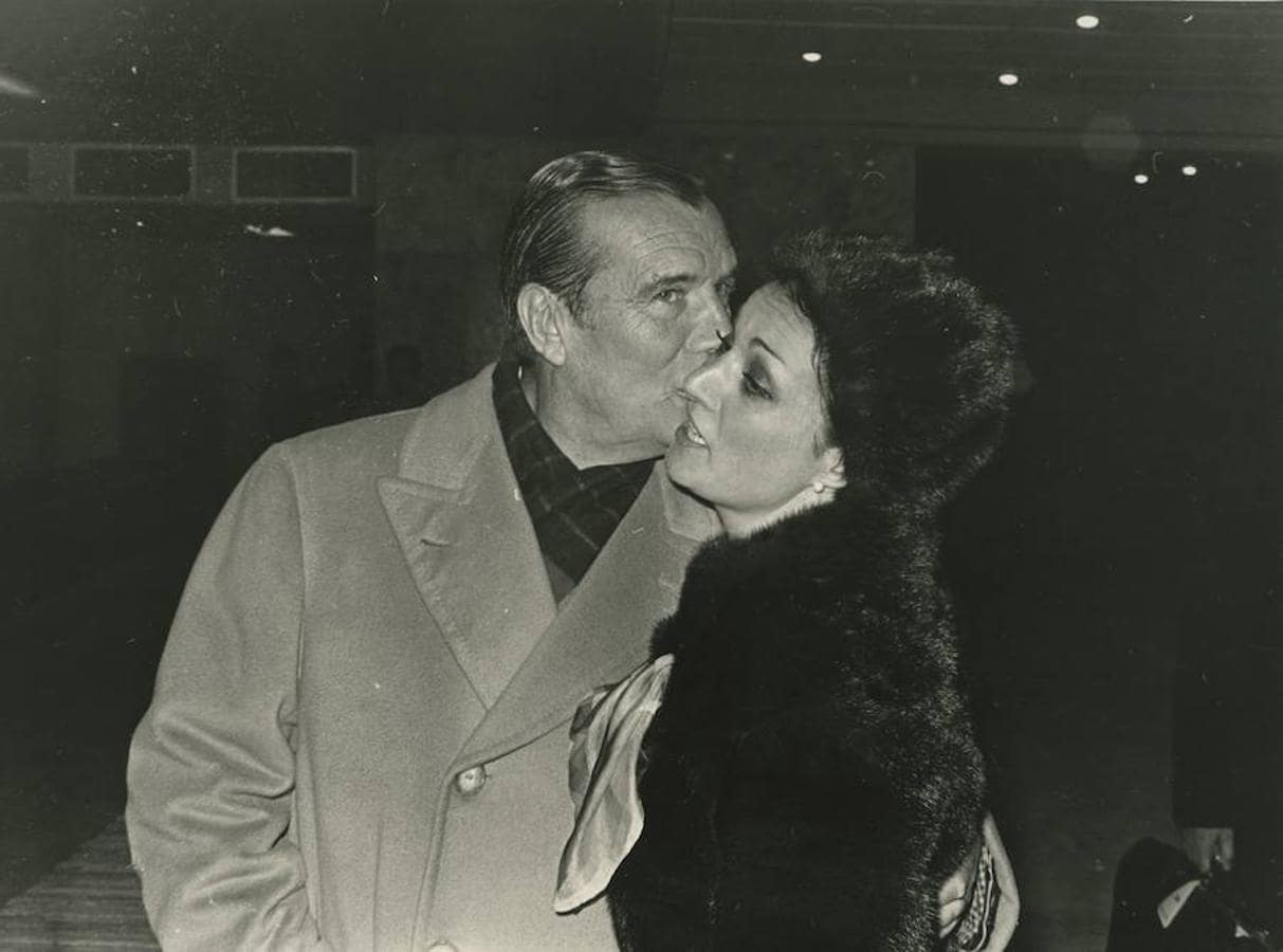 Nati Mistral con su marido, Joaquín Vila Puig, con el que estuvo casada hasta 1995. 