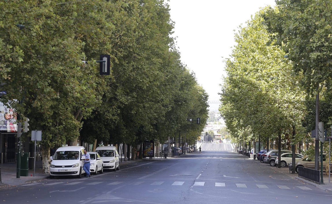 El «desierto» del agosto en Córdoba, en imágenes