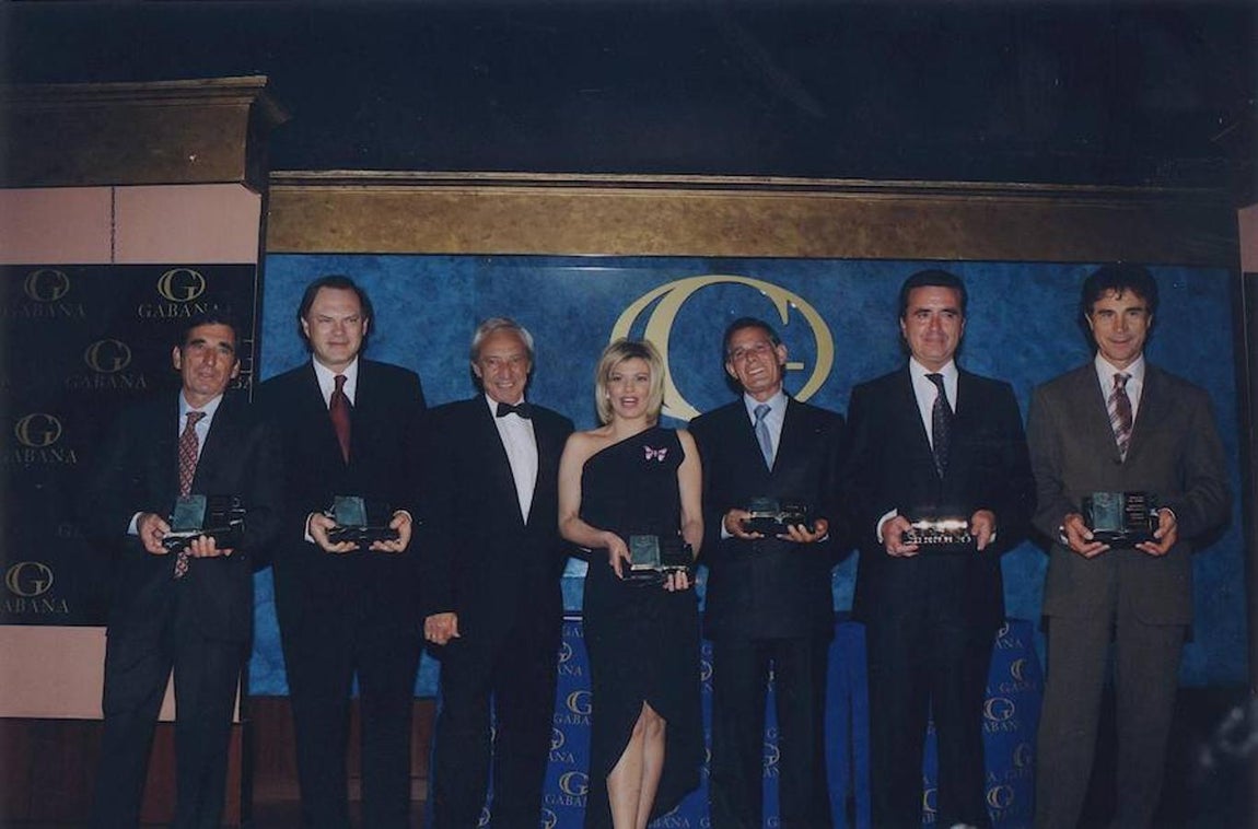 Dámaso González en la ceremonia del  Premio Siglo XX Del Toreo. 
