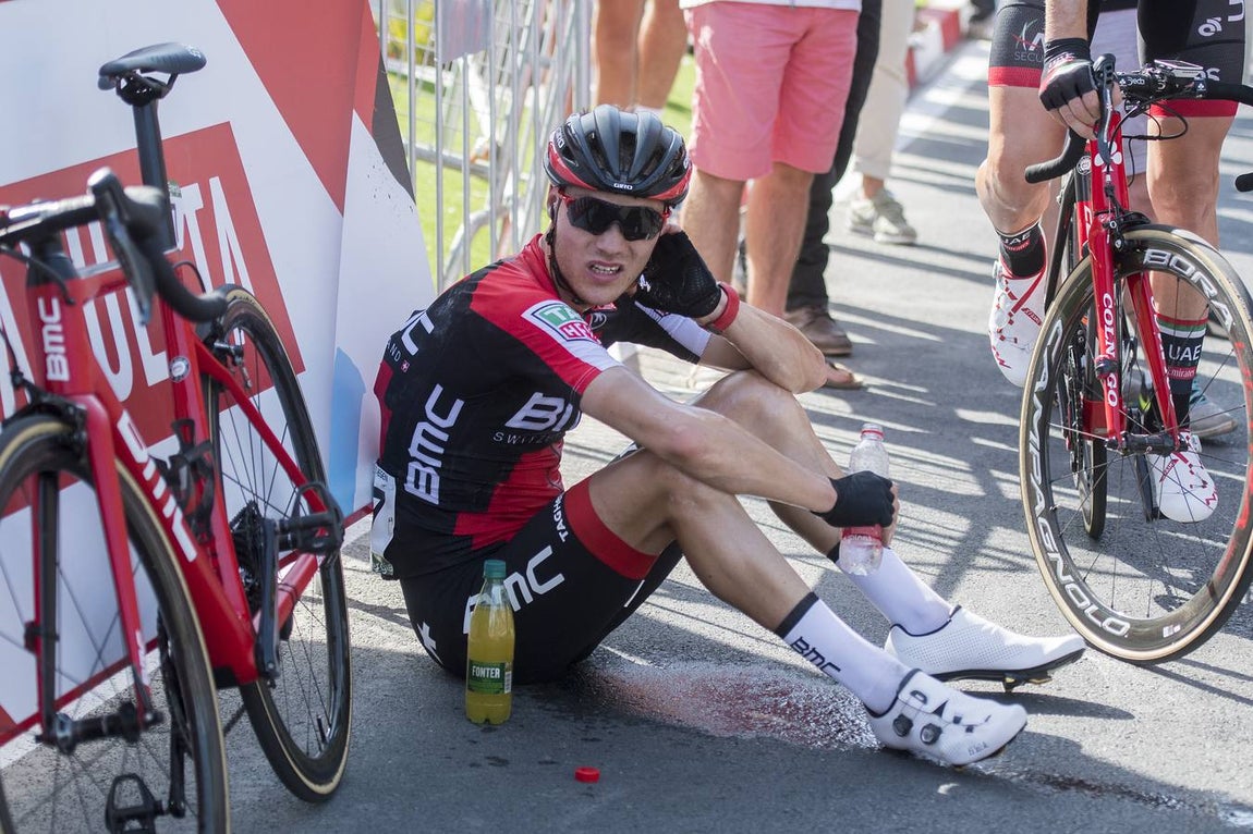 La llegada de la Vuelta Ciclista a España a Tomares, en imágenes
