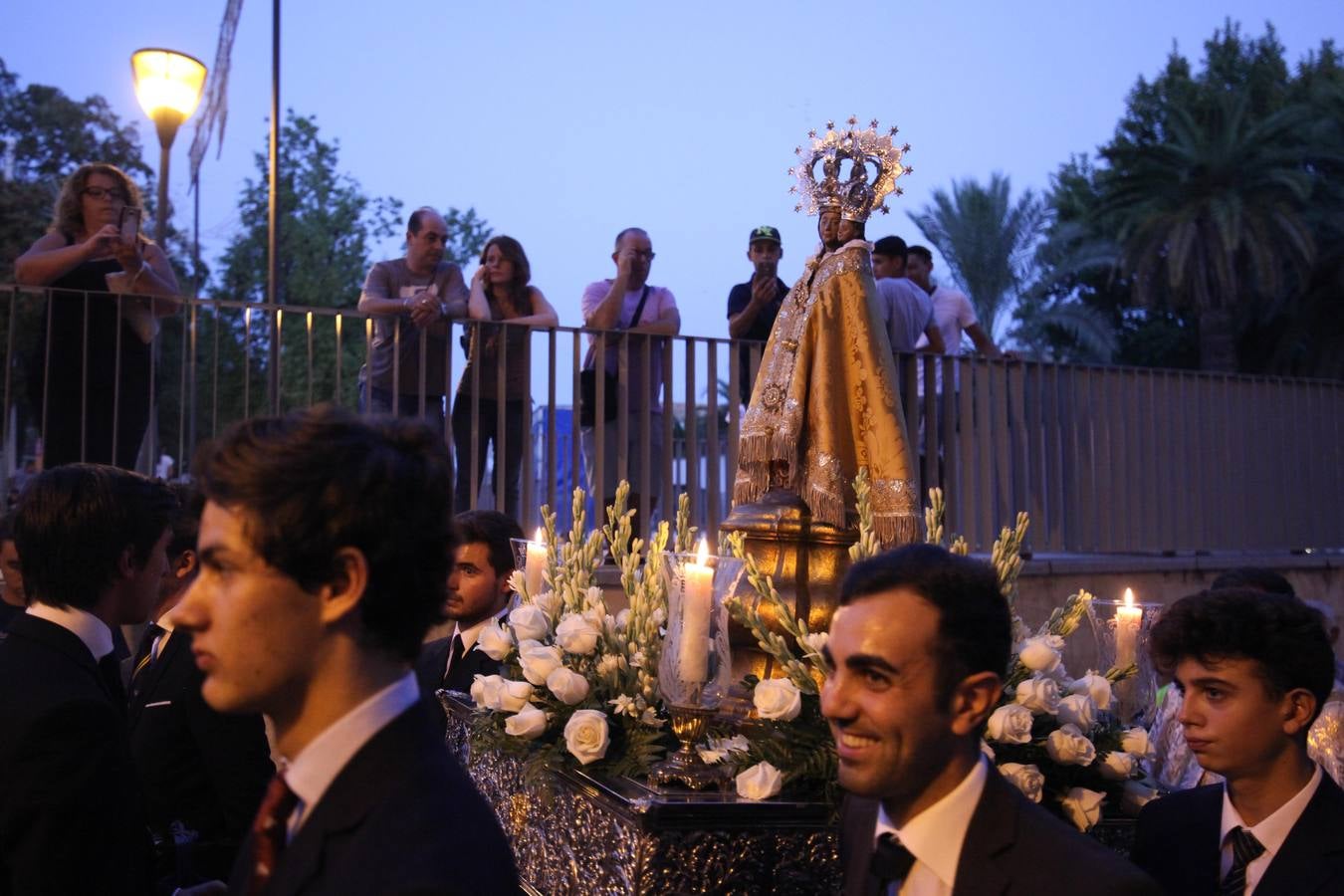 El traslado de la Virgen de la Fuensanta, en imágenes