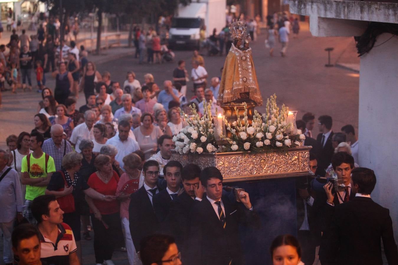 El traslado de la Virgen de la Fuensanta, en imágenes