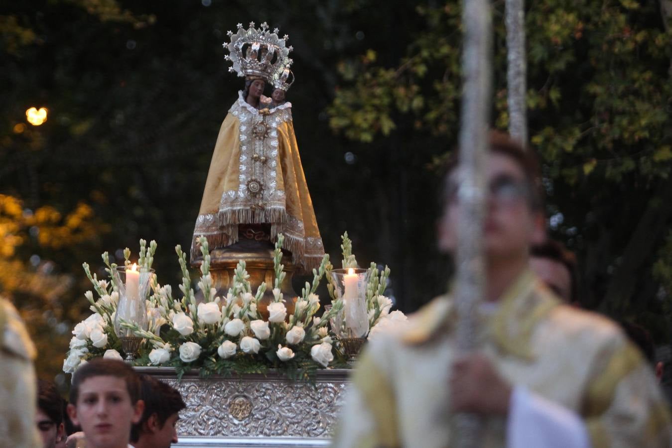 El traslado de la Virgen de la Fuensanta, en imágenes